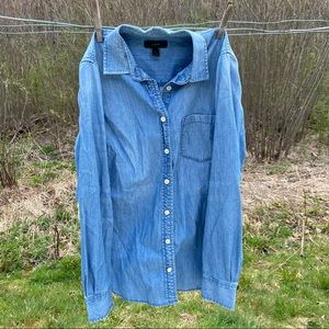 J. Crew Denim Button Down